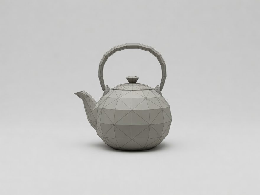 A 3D model of a teapot — an illustration of the result